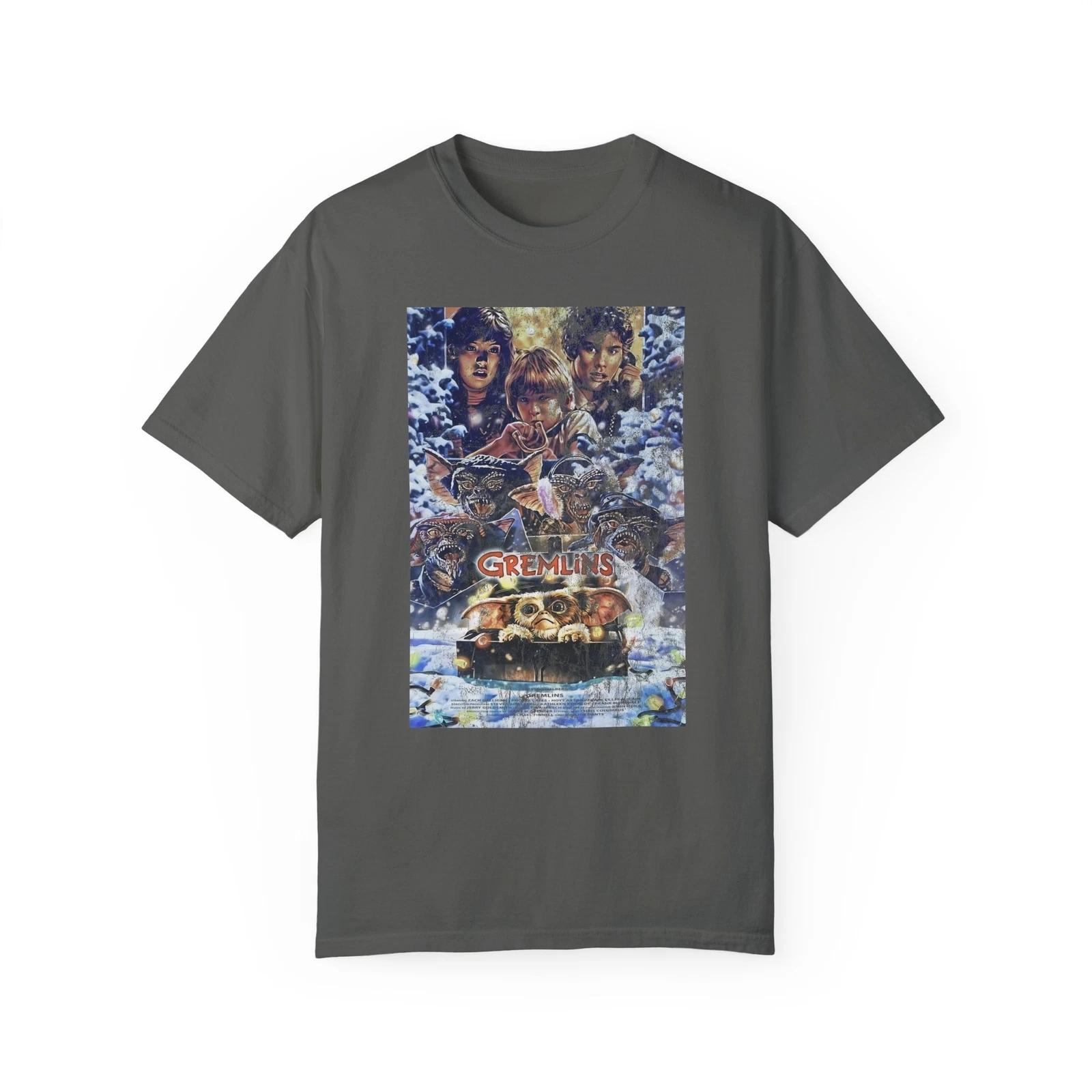 

Gremlins Vintage Movie Poster T shirt, Unisex Tee, Retro Film Graphic Top, 80s 3XL