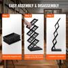 Foldable Magazine Display Rack 4 Pocket Brochure Literature Display Stand