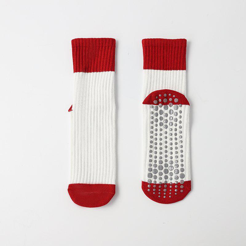 Women s Autumn/Winter Mid-Calf Yoga Compression Socks - Non-Slip, All-Season Versatile Lucky Socks One Size