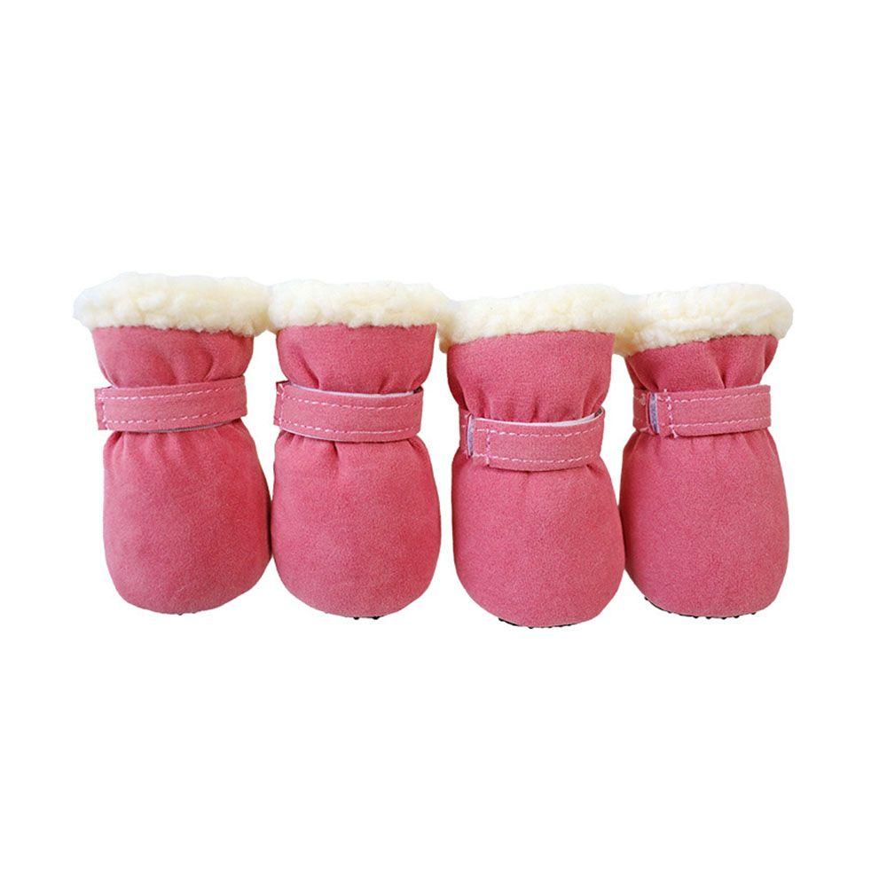 Malý pes Udržuj v teple Teddy Plus Samet Čivava Domácí mazlíček Boty Kočičí doplňky Psí boty Sněhule