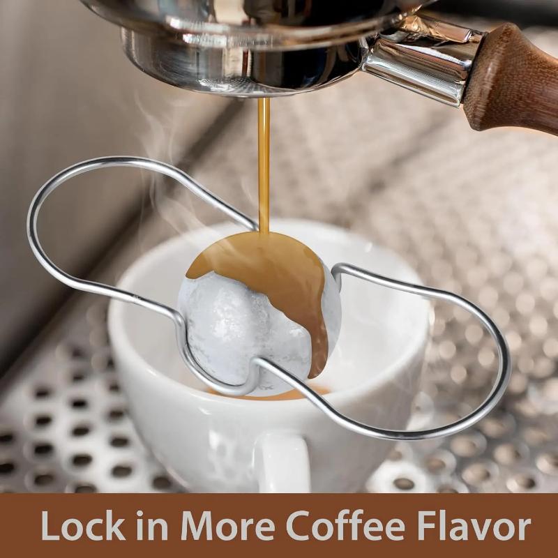 Espresso Mražená Koule Pro Espresso, Nerezová Ocel Espresso Chladící Koule Espresso Chladič Příslušenství pro Espresso Kávovar