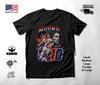 Modric Croatia Number 10 Montage Soccer T-Shirt Black Unisex S-2XL