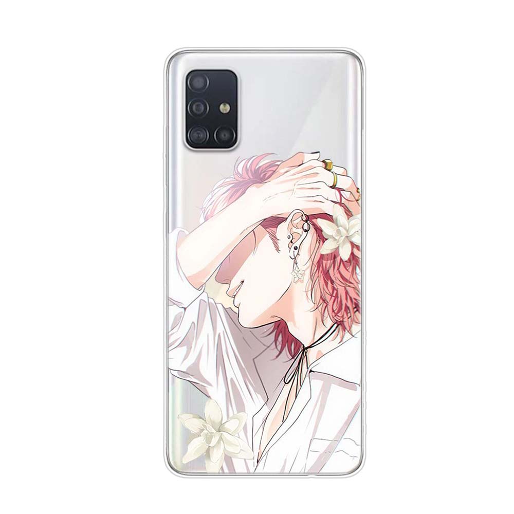 Anime Yarichin Club Pro Samsung Galaxy A01 A11 A12 A22 A21S A31 A41 A42 A51 A71 A32 A52 A72 A02S Silikonový kryt na telefon