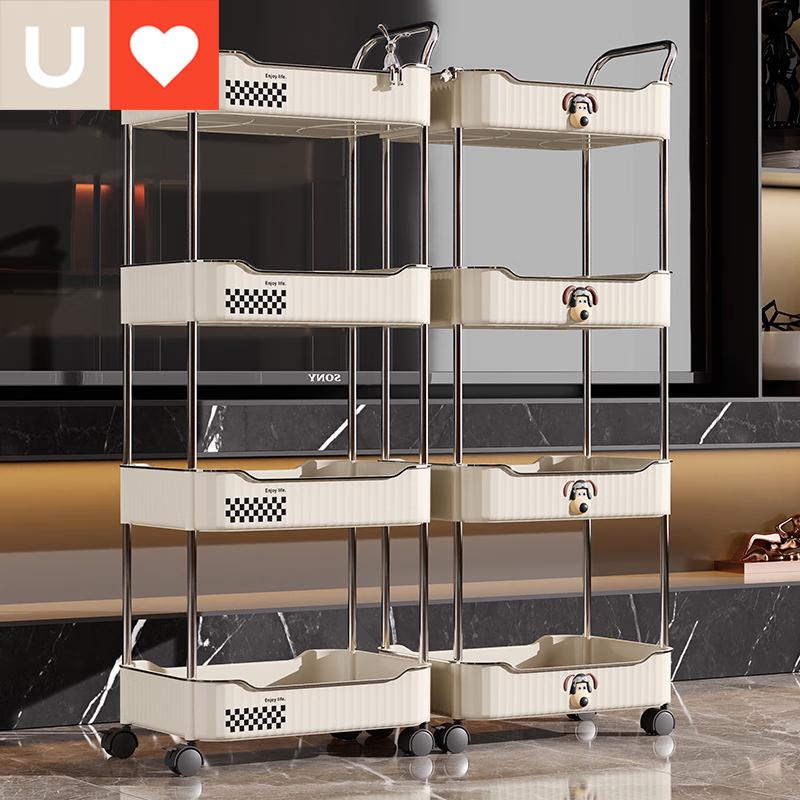Mobile Snack Cart Storage Rack