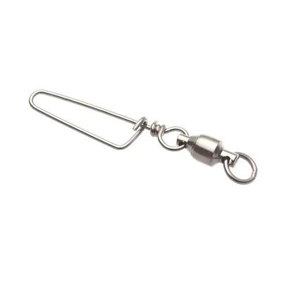 5/10 Stück Langlebiger Sprengring Größe 0# bis 8# Dreifachwirbel Schwerlast-Kugelangel-Snap-Verbinder mit Pin-Lager-Barrel