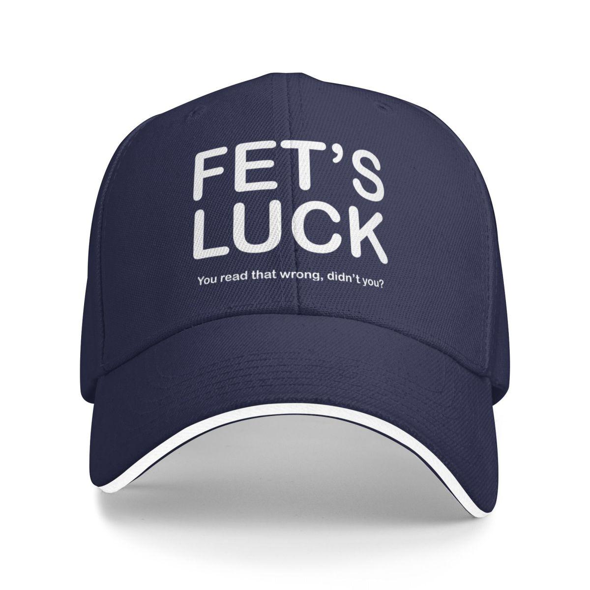 Baseball Caps Fets Luck Trendy Meme Fun Customized Female Male Sport Summer Caps One Size