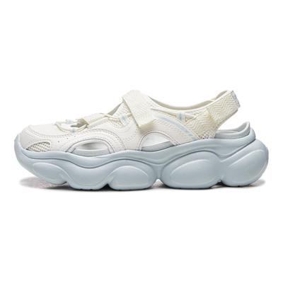 Li Ning Cloud Slip Resistant, Abrasion Resistant, Lightweight River Trekking Sandal Women's Mist White AGUW016-5