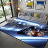 Back To The Future Creative Area Rugs,Carpet for Living Room Bedroom Home Decorative,Kid Rug,Kitchen Bathroom Non-slip Floor Mat