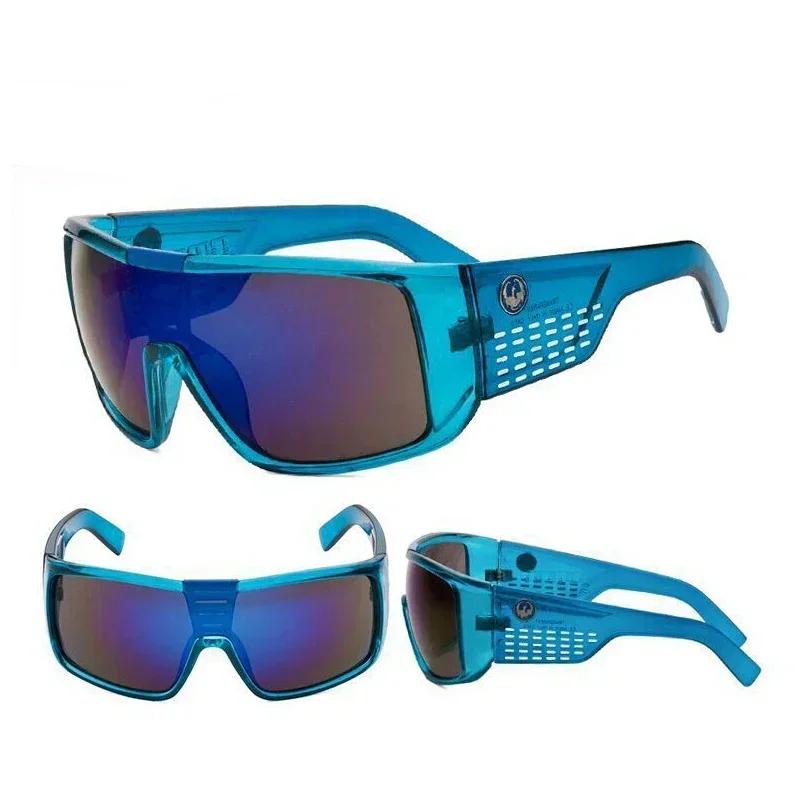 Oversized Dragon Domo Sunglasses For Men Women Brand Design Cycling Sports Sun Glasses Fashion Vintage Male Eyewear Goggle