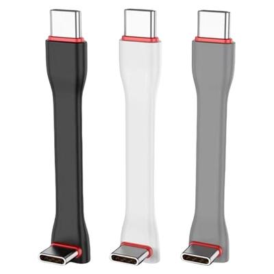 Kurzes USB C auf C Kabel zur Mehrfachverwendung 60W Power Delivery Klein Doppeltes USB C Biegbares Kabel Magnetische Befestigungen zur Verwendung
