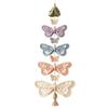 Immersive Crafting Butterfly Cascade Crochet Kit Hand‑Woven Yarn Craft Animal Theme Wall Pendant Lace Pattern Handmade