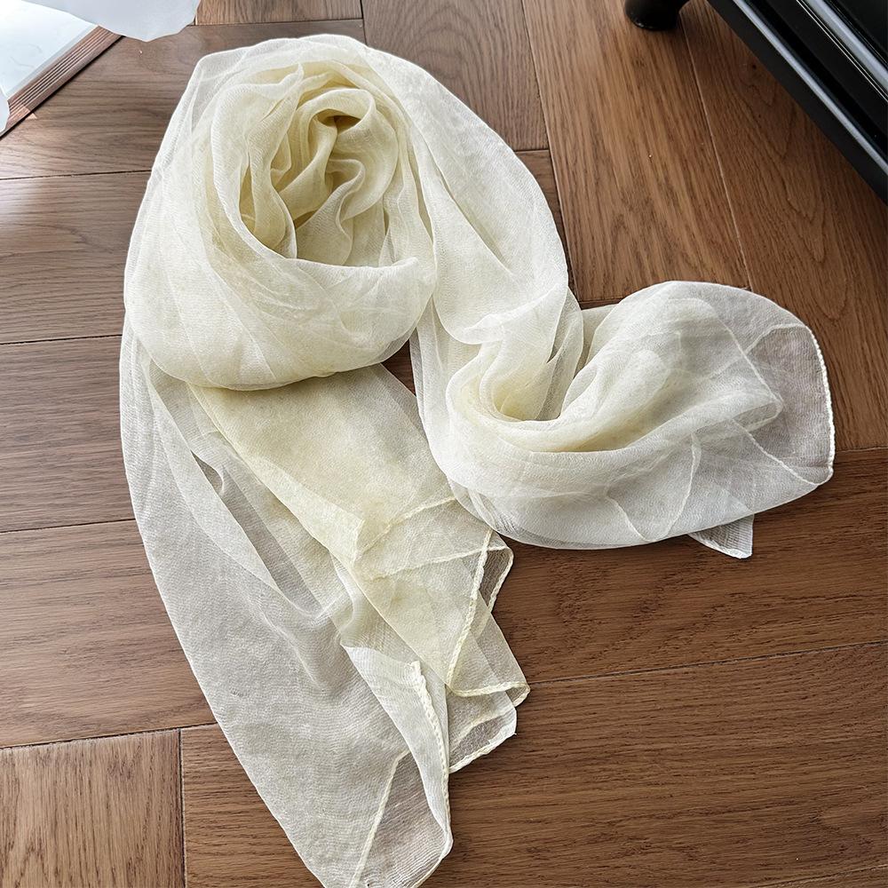 Mother's Day silk scarf silk high-end scarf new summer sunscreen silk scarf women's Korean atmosphere shawl