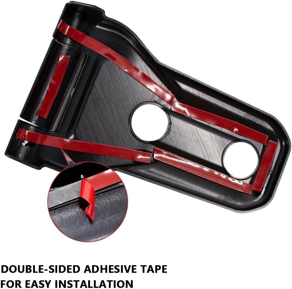 10PCS Engine Hood Door Hinge Cover Trim Exterior Accessories Protective Sticker For Jeep Wrangler JLU Gladiator JT 2018-2025