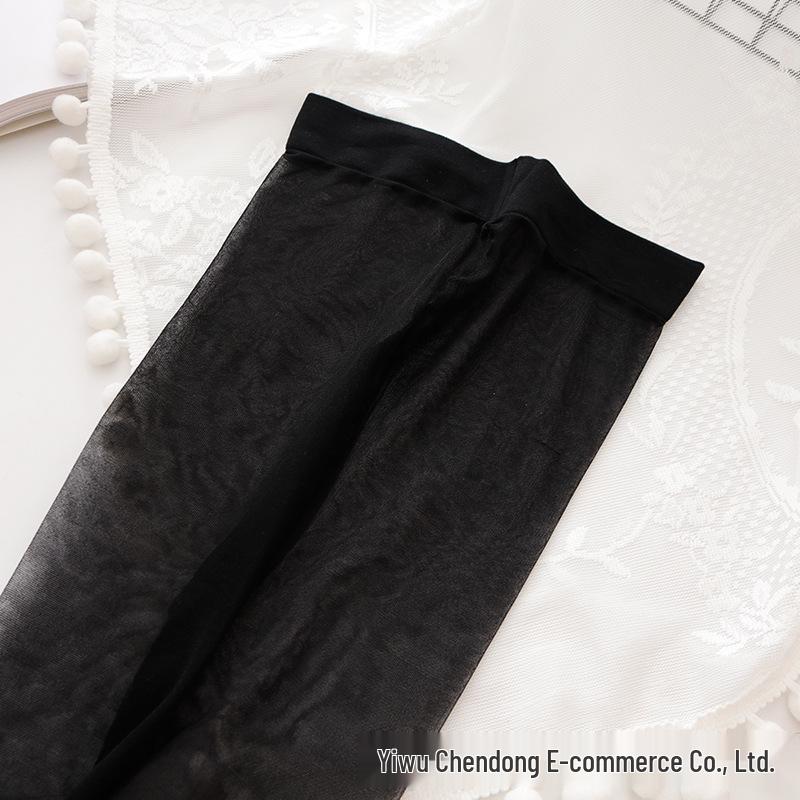 Ultra-Thin Seamless Pantyhose - Anti-Snag, Core-Spun Yarn, First-Tier, Skin-Beautifying, Fully Transparent & Invisible Summer Wear