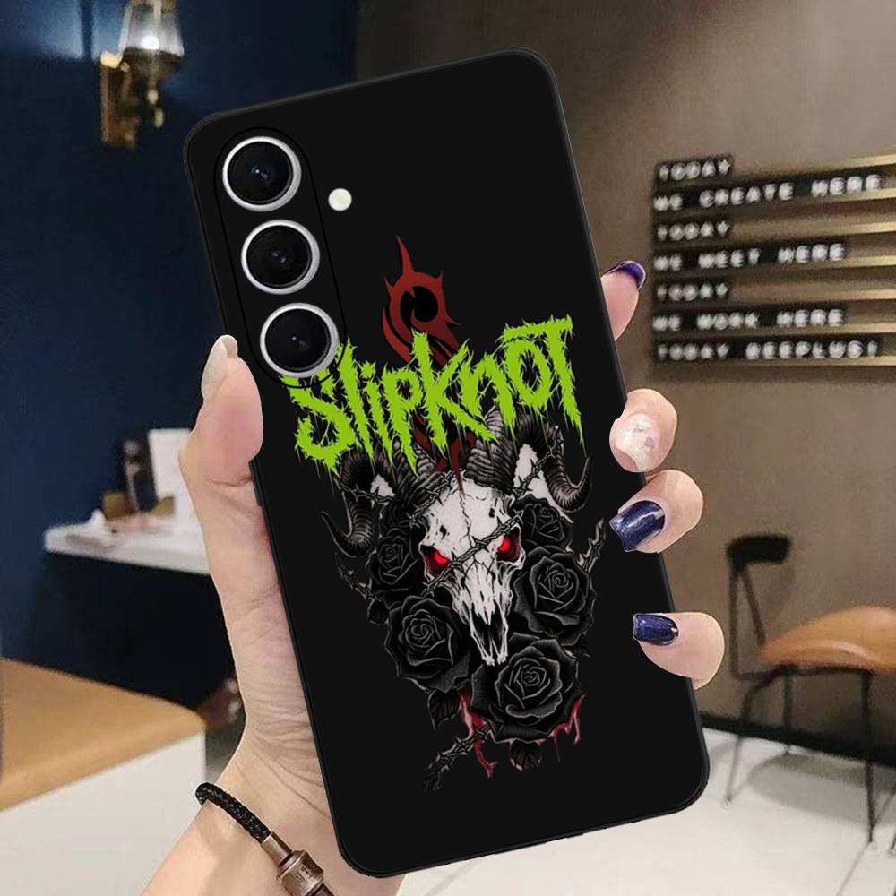 Slipknot Band Phone Case For Samsung S 24 Fe 25 Ultra Plus 20 Lite 21 30 22 23 24 22 Ultra 5G Fundas
