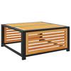 6 Piece Garden Sofa Set with Cushions Solid Acacia Wood