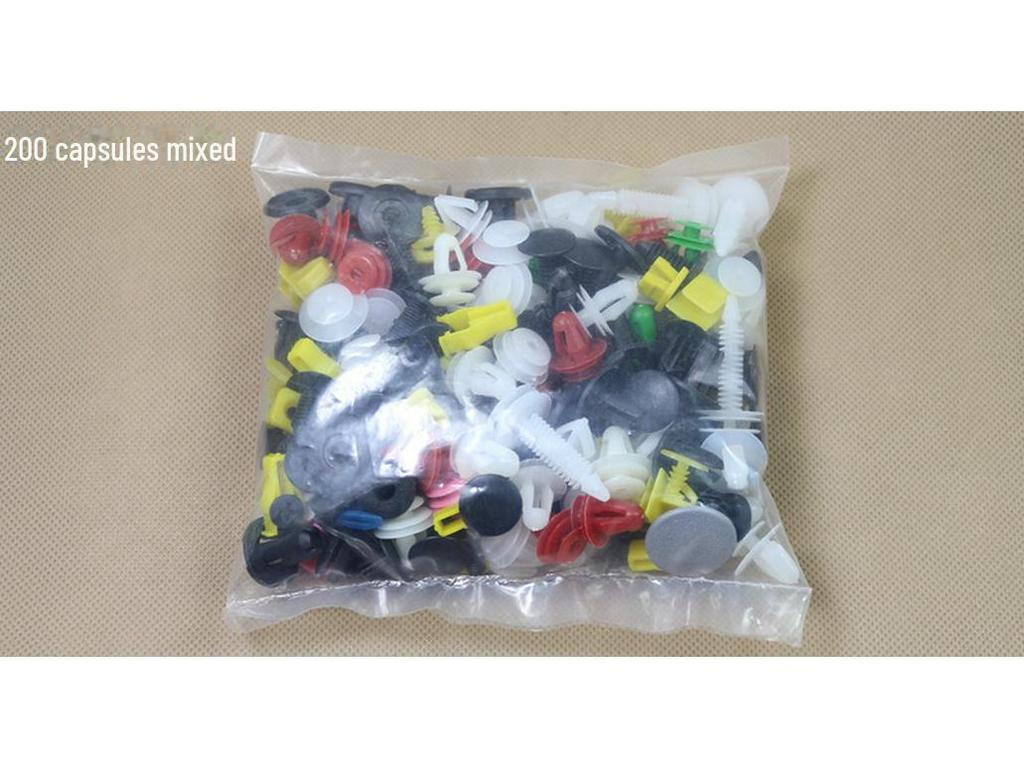 Car Interior Mixed Buckle Clip Set - Door Panel, Trunk Seal, Fender, Ceiling, Screw, Button