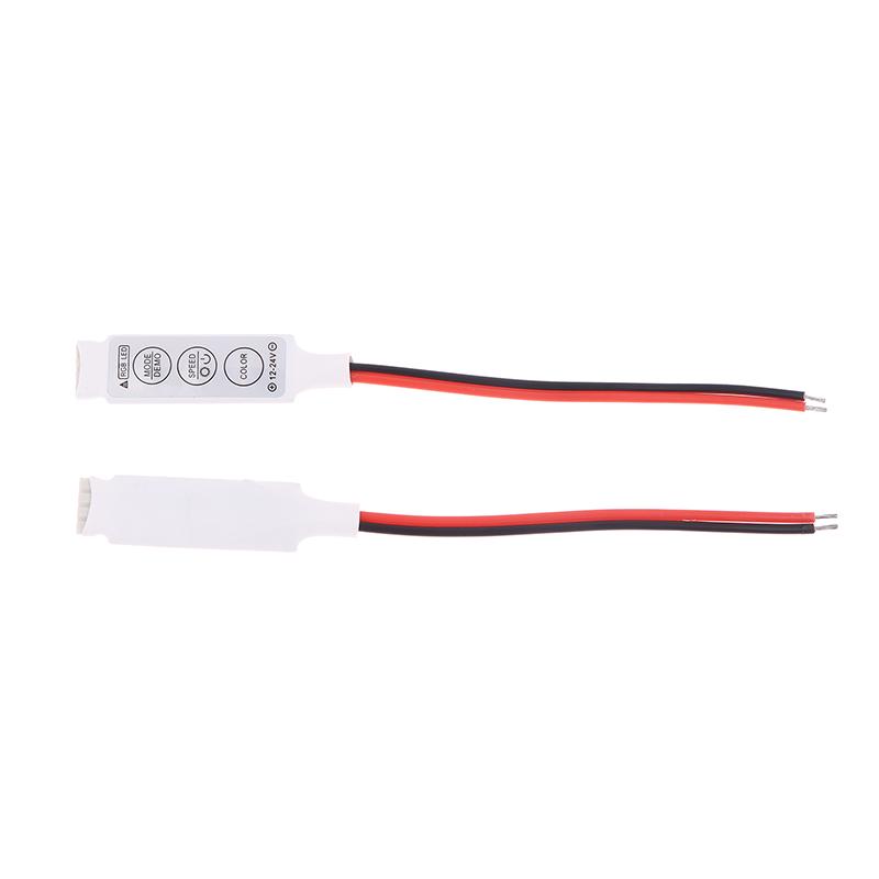 2/1Pcs Mini 12V-24V LED Light Dimming 3 Keys Controller Dimmer Driver And Switch 3528 5050 5630 SMD LED Strip Lights