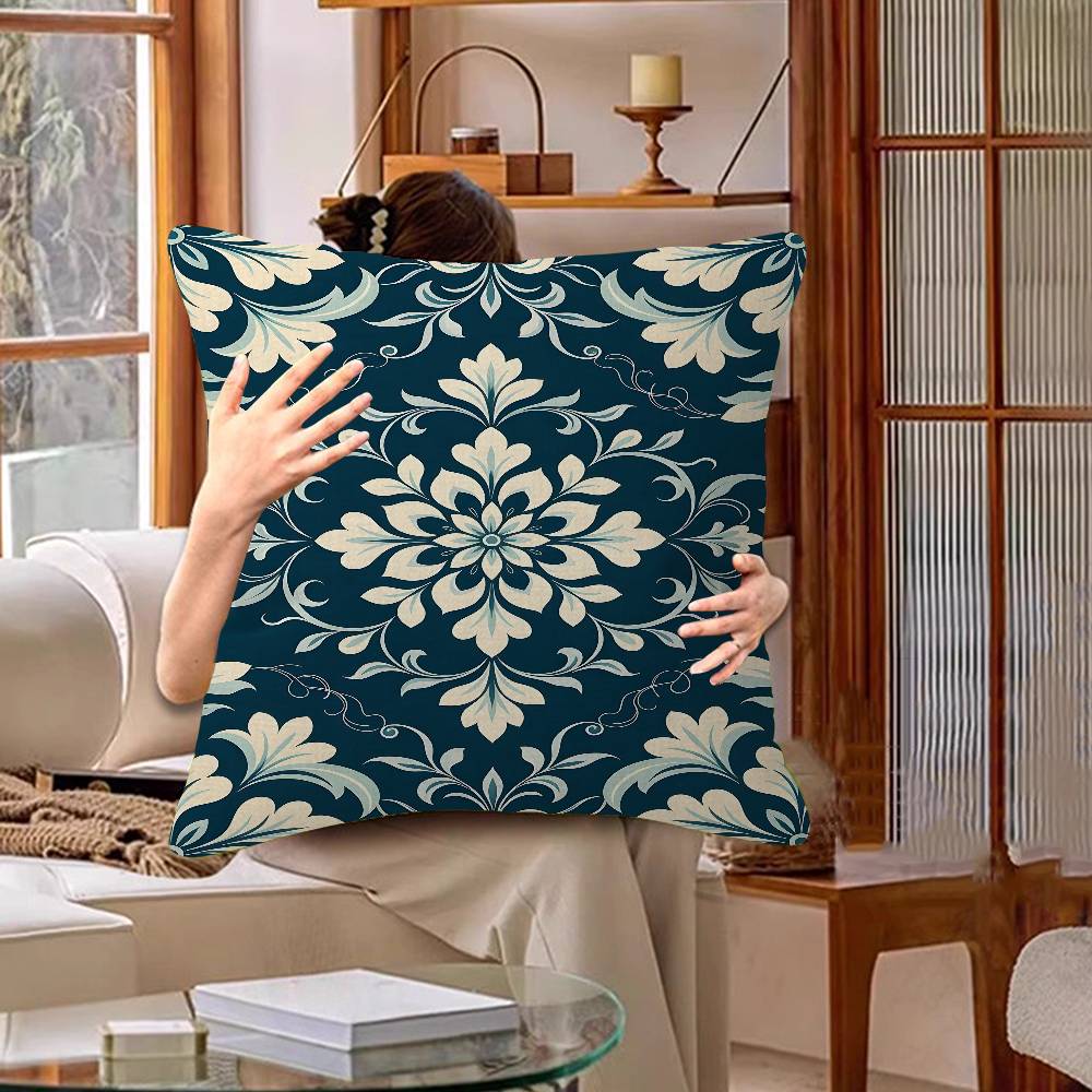 Badik Indonesia Batik Design Pillow Anime Pillow Sofa Bed Head Pillow Cover Cushion Cover 45x45 Cm Fashion