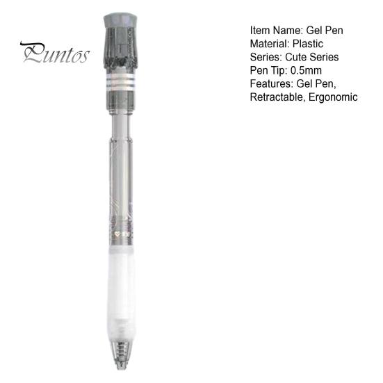 Decorative Desk Accessories Turbine Spinning Gel Pen, Stress Relief Gyro Top Quick-drying Fidget Pens for Anxiety 0.5mm Black Ink Pen Office