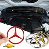 70mm 3D Metal Car Styling Engine Hood Badge Decor Sticker for Mercedes Benz E C G M S A B Class W176 W204 W212 GLC CLA W168 W202 R6