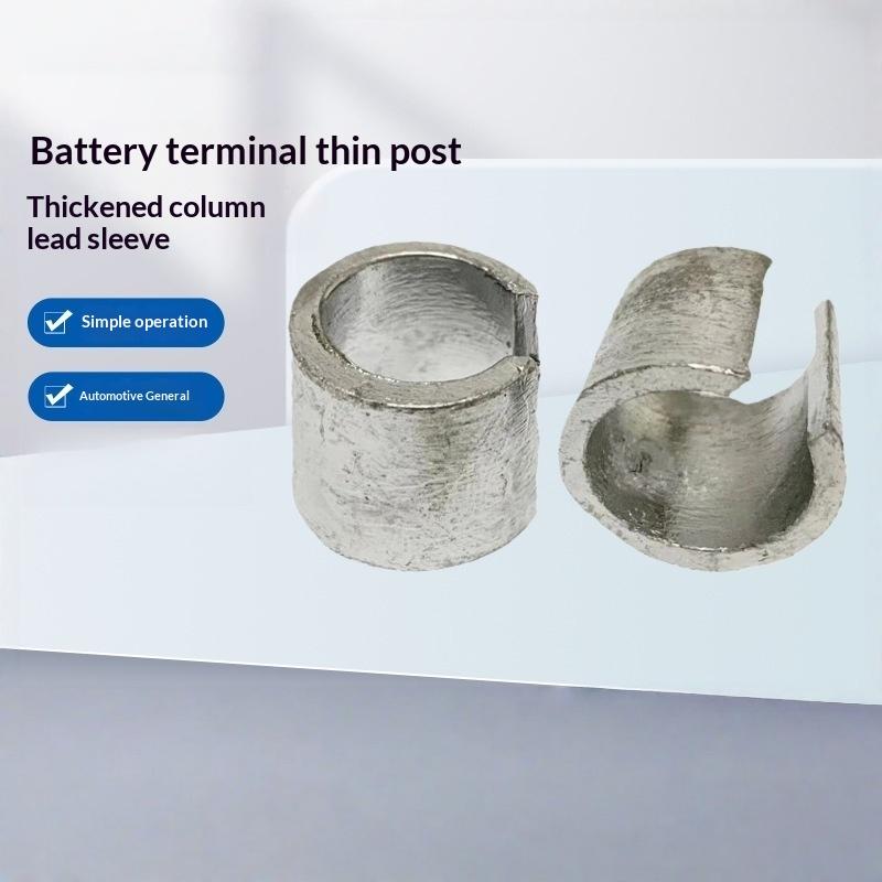 1/5 Sets Car Battery Terminals Converters Post Adapters Battery Negative Terminal Adapter Positive Post Shim Converters