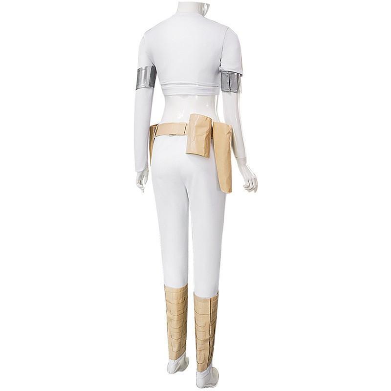 Star Episode 2 Padme Cosplay Costume Full Set Uniform Props Accessories Women Halloween Carnival Party Hero Costume For Woman
