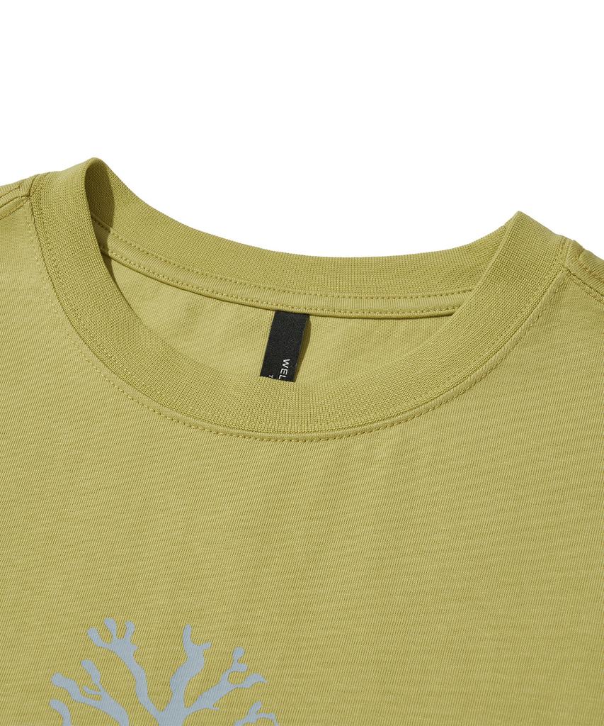 Welteoigseupelimeonteu Nazca Under Tree T-Shirt_Lime