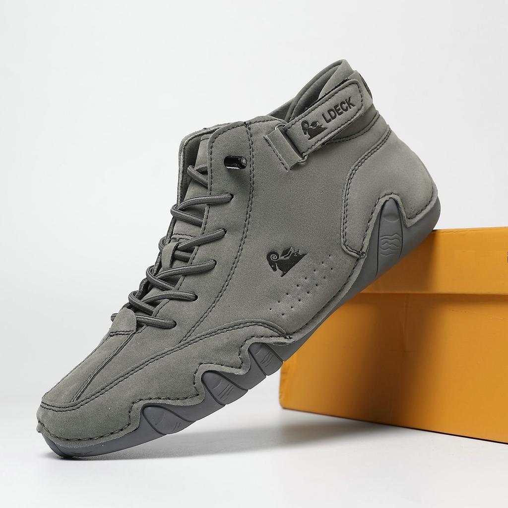 Ankle Boots Spring and Summer High Top Octopus Men's Non-slip Wear-resistant Casual Boots