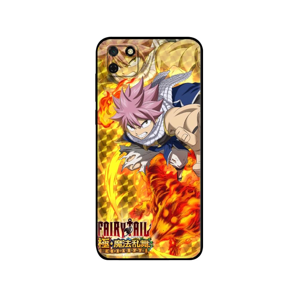 

Черный чехол из ТПУ для Huawei Y9S Y6S Y8S Y5P Y7P Y8P, чехол для Huawei Y5 lite Prime 2018 Y6 2019, чехол японского аниме Fairy Tail huawei Y8S