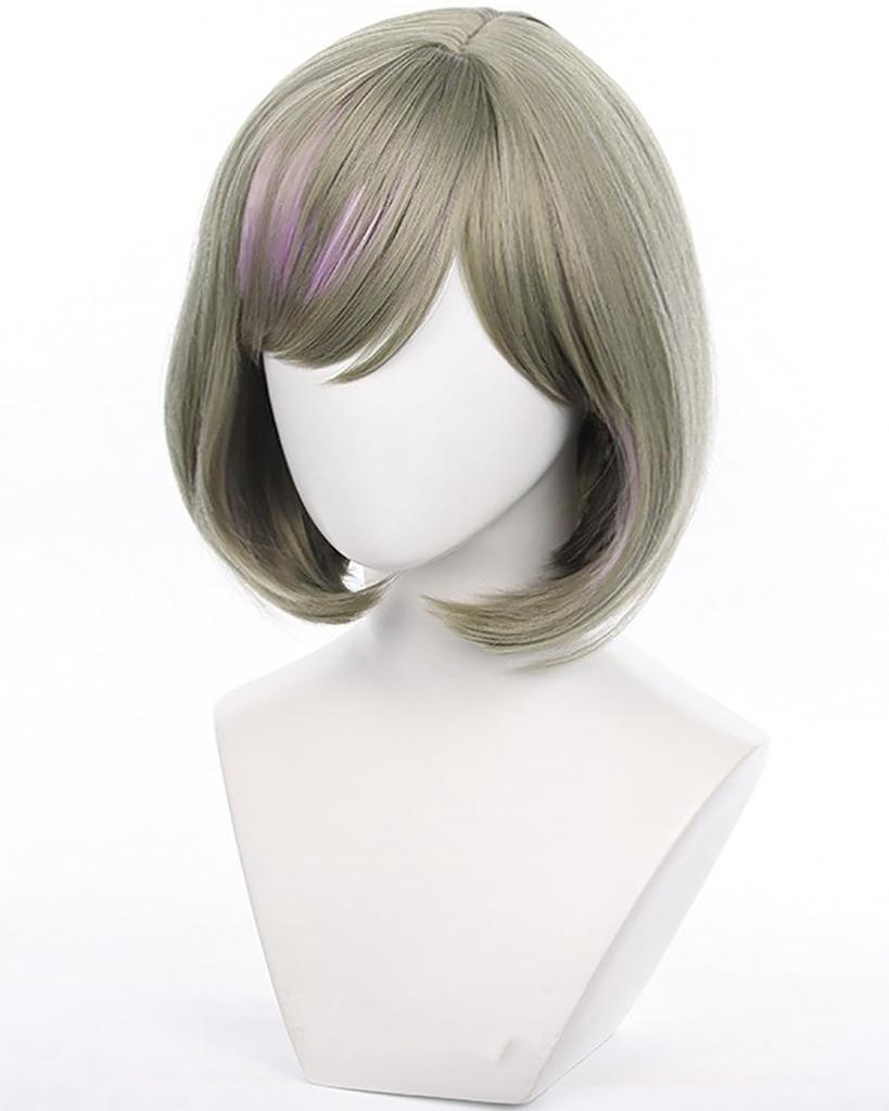 Amazing Quality Tang Keke Love Smooth Slimming Includes Wig Net Wig, Cosplay, Liella! Live! Superstar, Gray, Short, Heat-Resistant, Wig, Stylish,