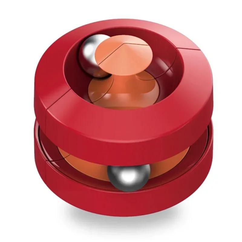 Ball Fingertip Decompression Infinity Cube Spinner Relieve Stress Puzzle Deform Toys Rotating Marble Track Magical Bead Orbit