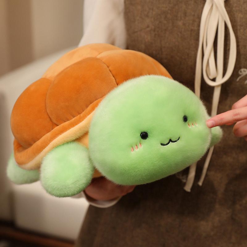 30/40 cm Cuscino Peluche Tartaruga Pane Carina Ciondolo Peluche Tartaruga Pane Kawaii Giocattolo Animale Morbido Riempito Decorazione per la Casa
