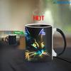 Colorful Cat Color Changing Mug Ceramic Thermal Reaction Magic Coffee Tea Ceramic Mug for Couples To Give Gifts Mug