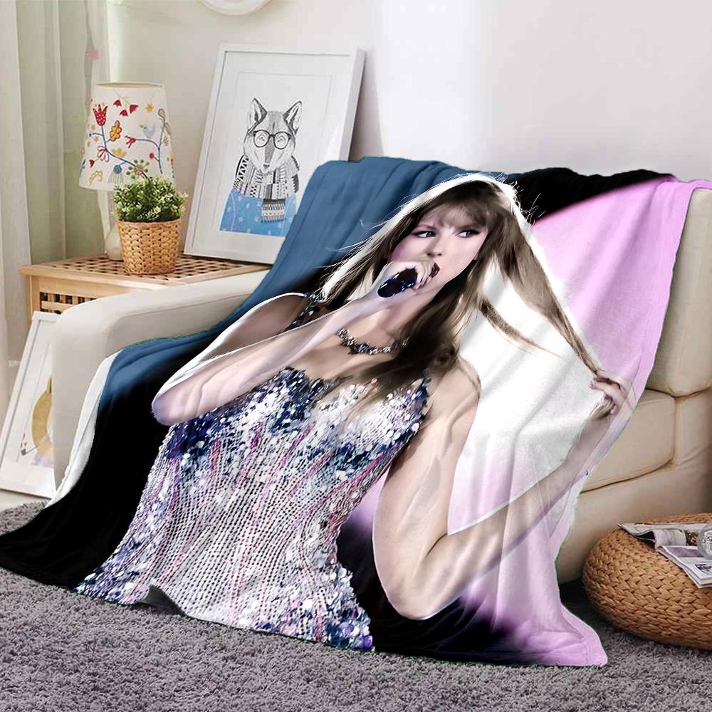 Taylor Swift Performance Blanket Soft Throw Blanket For Home Bedroom Bed Sofa Travel Office Solid Christmas Blanket