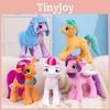 Peluche Poney Pour Enfants Avec Remplissage en Coton PP Poupée Animale Douce Cadeau Pour Enfants