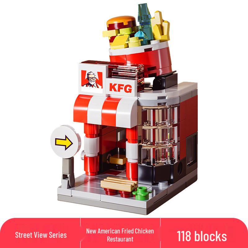 

Совместимые строительные блоки Lele Brothers: Развивающая сборная модель дома для детей