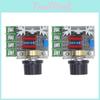 2 Stück Scr 220V AC 2000W Spannungsregler Einstellbares Motor Drehzahlregelungsmodul Drehknopf Potentiometer