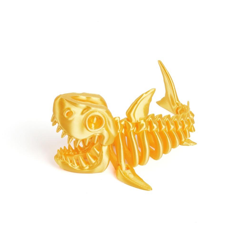 Multi-jointed Movable 3D Printed Shark Model Handmade Simulation Shark  Tabletop Ornament