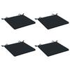 4 Piece Seat Cushion Set SOEST 4 Pcs 100percent  Polyester Dark Blue