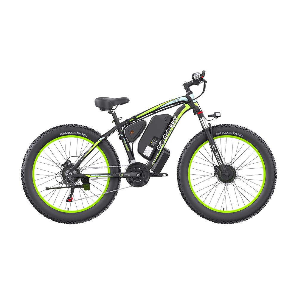 GOGOBEST GF700 Electric Bicycle Adult 1000W  Motor 48V18.2AH City Riding E-Bike 26'' Fat Tire Electric Bike