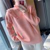 Sweater Pullover Women 2023 Autumn/Winter Candy Versatile Outwear Reduce Age  Korean Long Sleeve High Collar Sweater Female