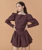Wove Moment [22Fw] Ballerina Cotton Dress - Check