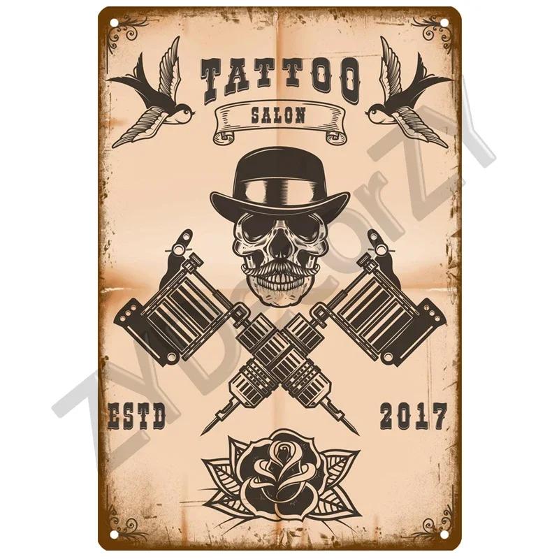 1pc Vintage BARBER SHOP Metal Sign Poster Cafe Bar Pub Tin Sign Plaque Retro Haircut and Shave Beard Sign Home Decor 8x12 Inch