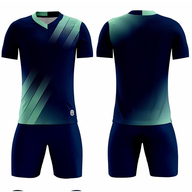 Football Suit, Short-Sleeved Game Jersey, Summer Adult Sports Training Jersey, Children'S Primary School Students, Men And Women