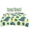 Funny Pattern Pineapple Bedding Set Decor Quilted 3 Piece Cover Set With 2 Pillow Shams, Twin Full Queen King Size Room Decor