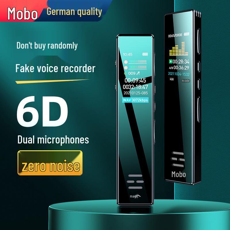 Compact HD Voice Recorder with Noise Reduction, Long Standby, Large Capacity - Ideal for Students