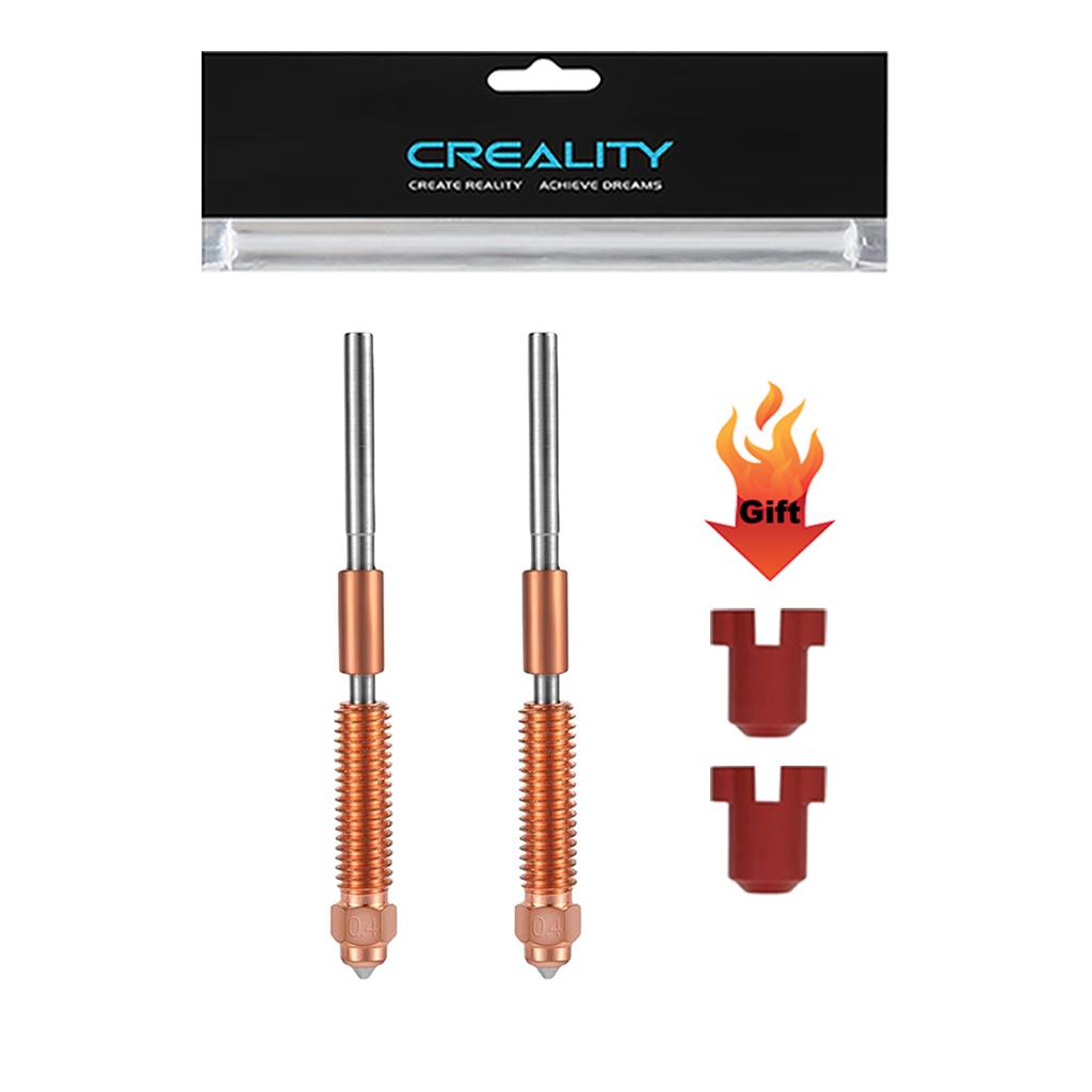 Creality Official K1C/K1 Max Nozzle 1/2/3PCS Quick Swap Hardened Steel Nozzle for K2 SE/Ender 3 V3 KE/V3 Plus 3D Pritnter Part