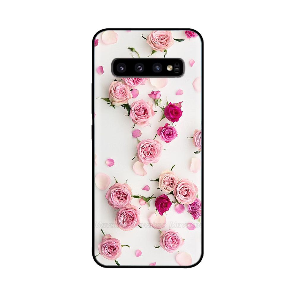 For Samsung S10 Plus Case S10 Silicone Fashion Back Cover Cases For Samsung Galaxy S10 S10E S 10 S10plus Protective Back Cover