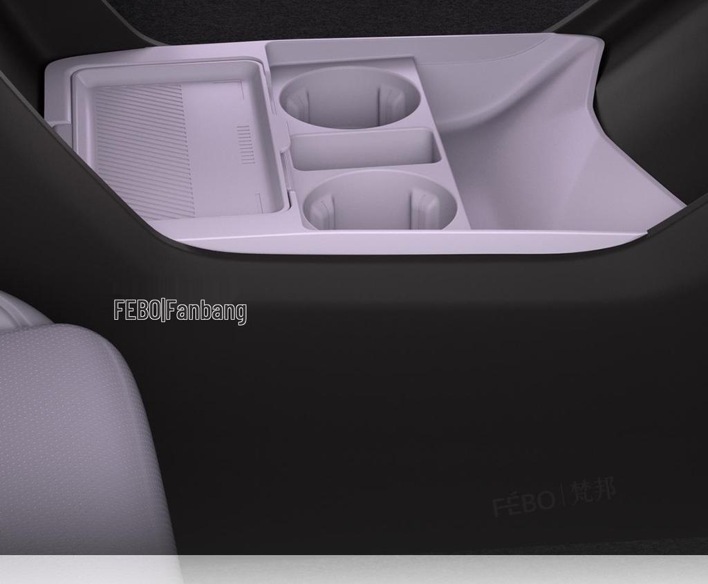 Dark Blue L06 Storage Box for Modified Center Console, Car Interior Accessory for 26 Models